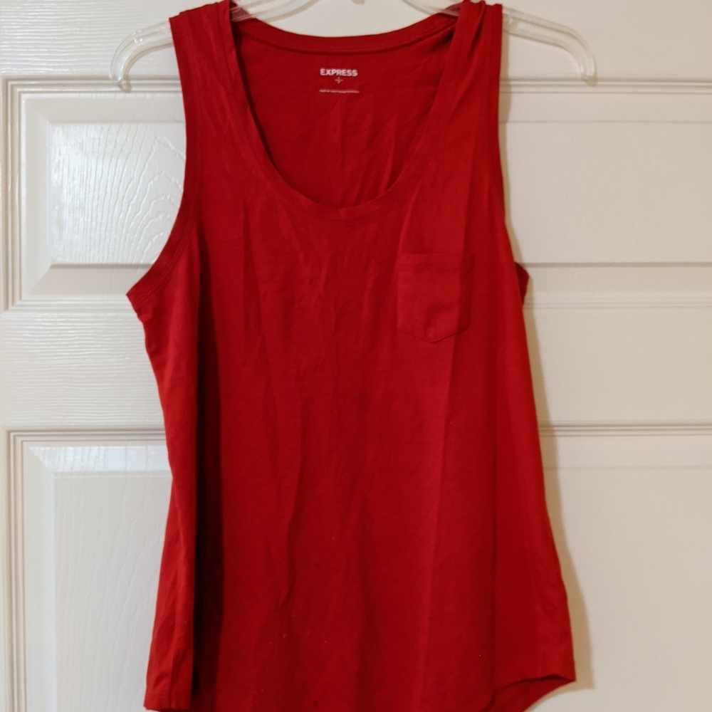 Express Red Tank Top Small